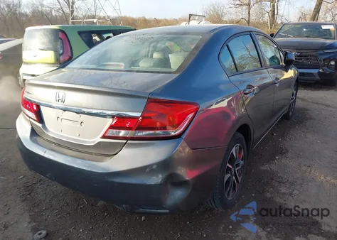 2013 Honda Civic Ex-L из США, поврежденный, VIN 19XFB2F92DE032614